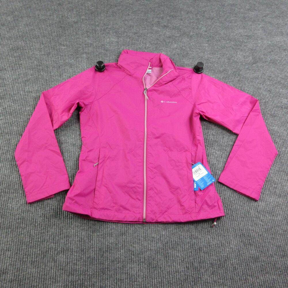 Columbia Jacket Womens M Pink Switchback IV Windbreaker Omni-Shield NWT
